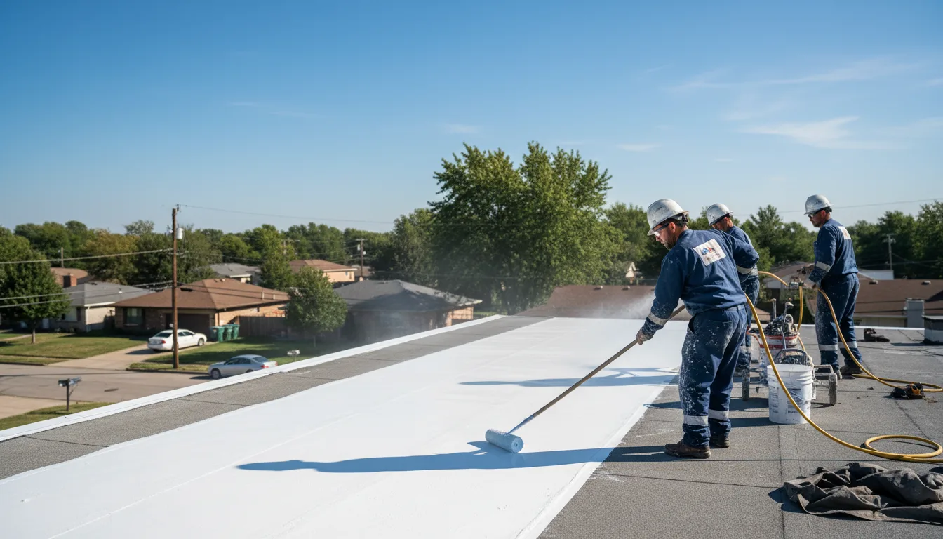 Commercial roof coating in State Farm, VA near me